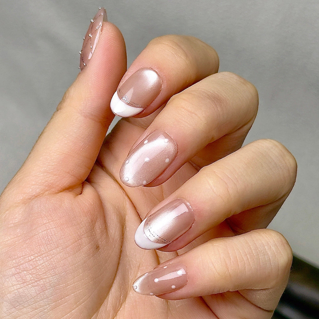Coco press-on nails worn on hand