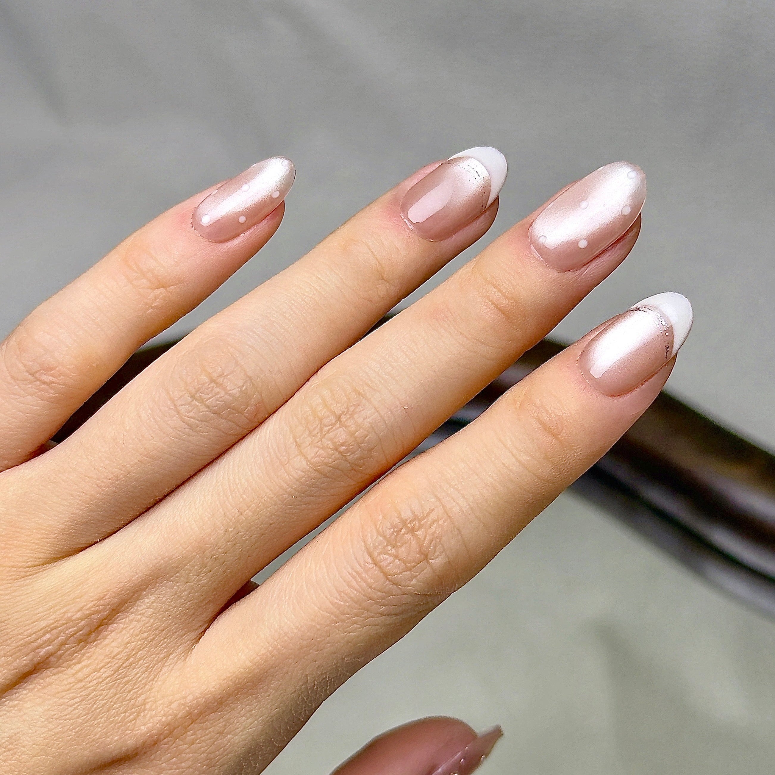 Coco press-on nails worn on hand