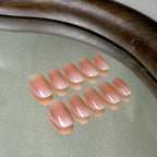 Nue press-on nail set displayed flat