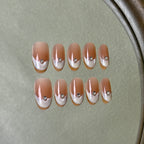 La Perle press-on nail set displayed flat